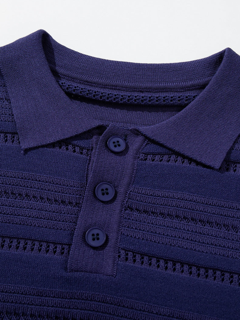 Retro Old Money Style Leisure Polo Shirts - Image 4