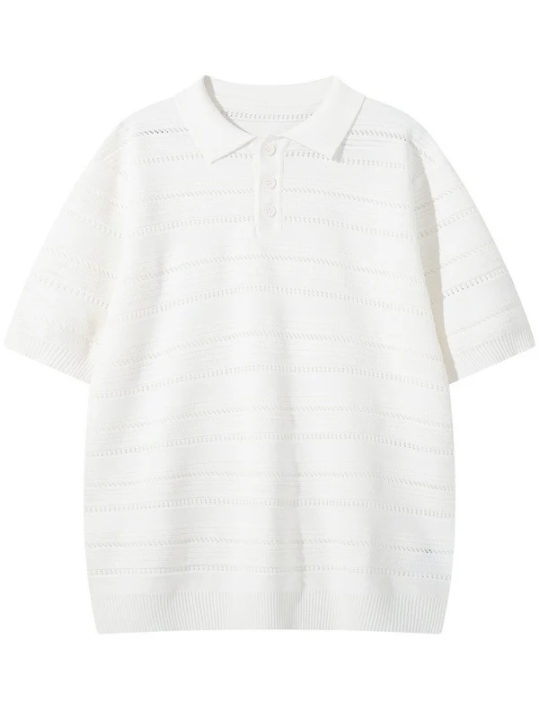 Retro Old Money Style Leisure Polo Shirts - Image 9