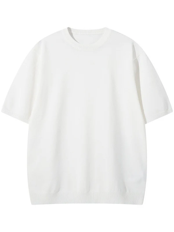 Retro Old Money Style Leisure T-shirts - Image 8