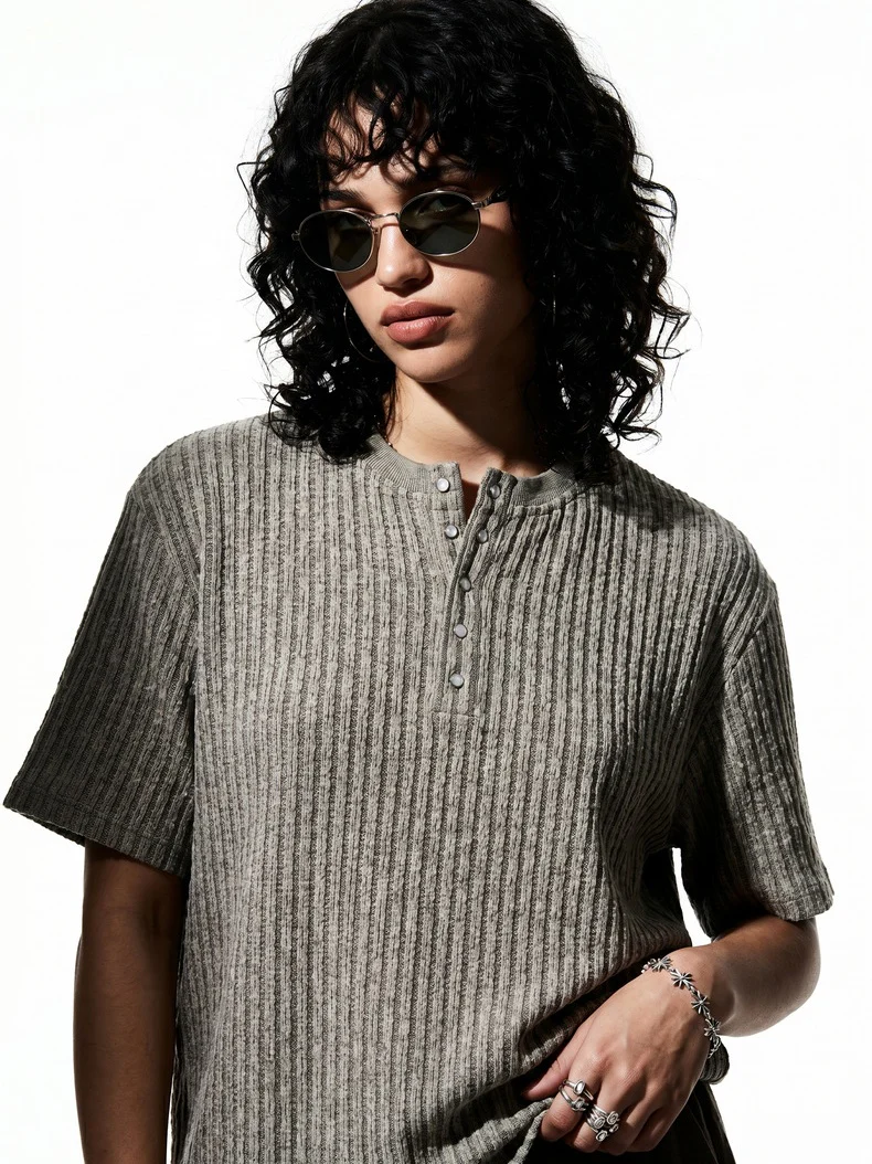 Old Money Style Retro Solid Color T-shirts - Image 8