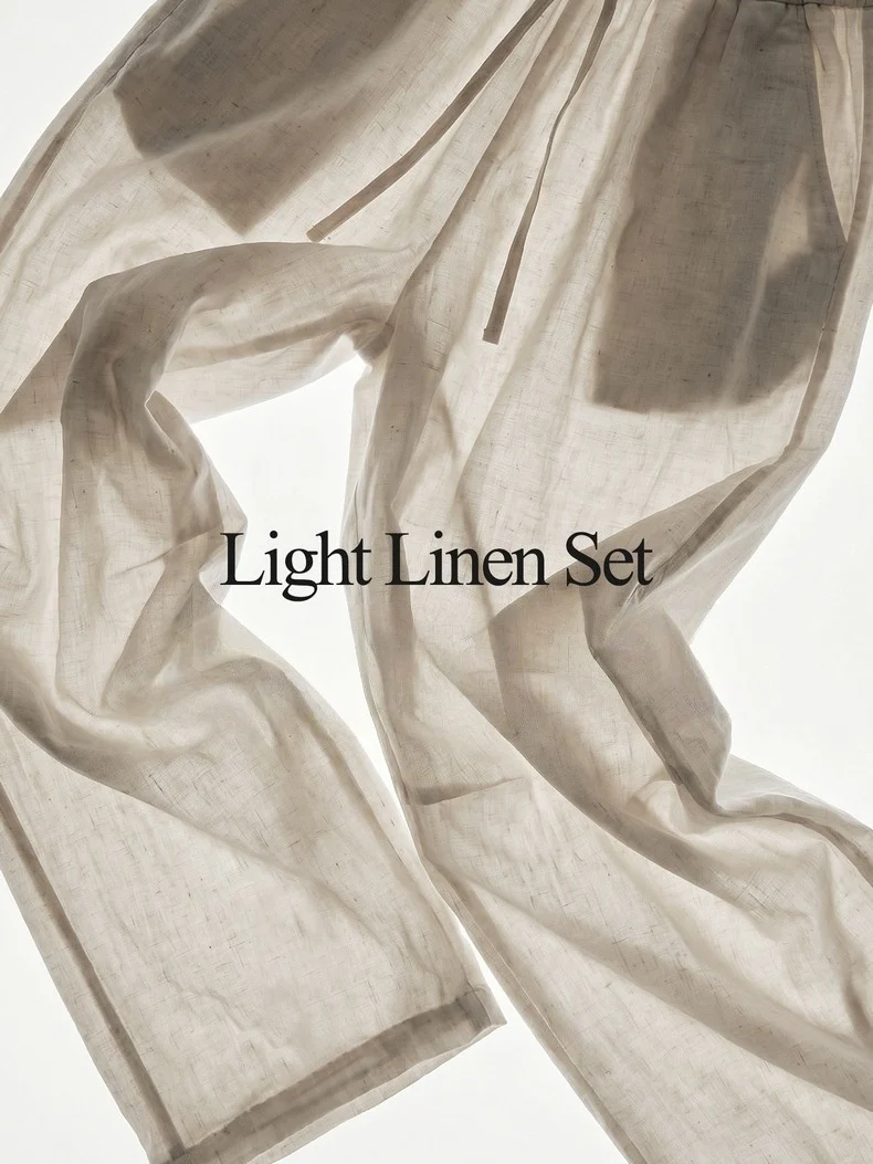 Old Money Style Flax Set 2-piece Sets - Image 3