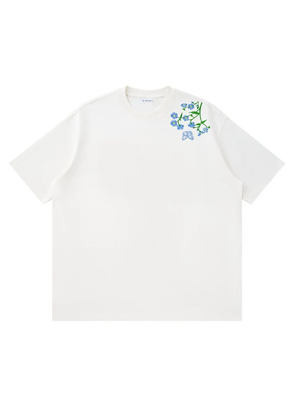 Butterfly Floral Printed T-shirts - Image 5