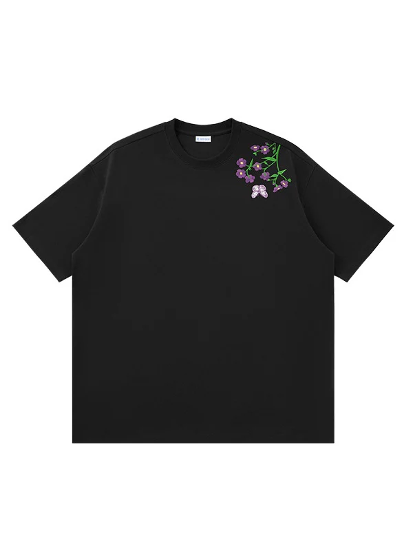 Butterfly Floral Printed T-shirts - Image 9