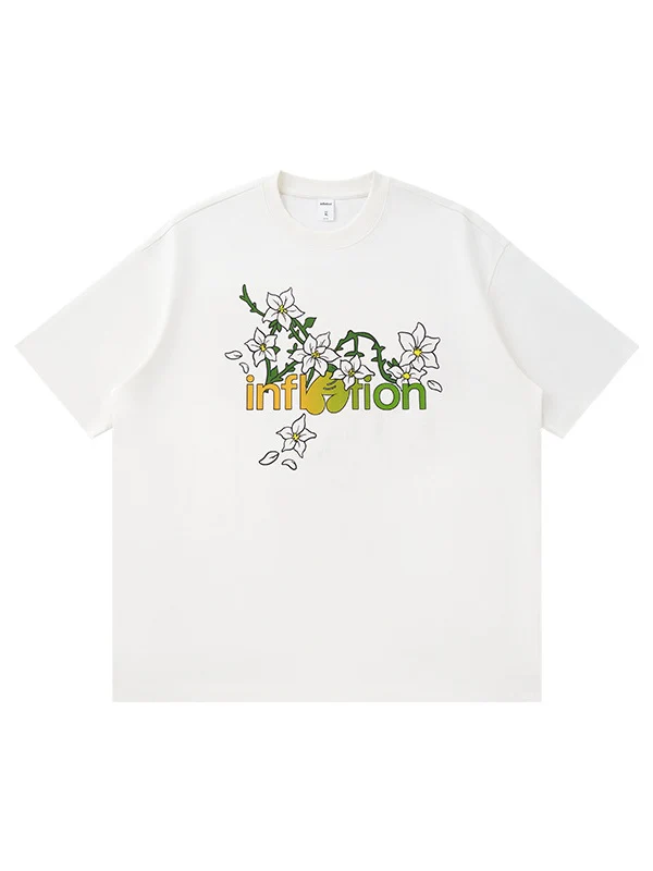 Floral Loose-fit T-shirts - Image 10