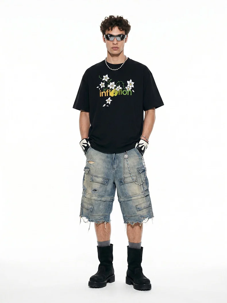 Floral Loose-fit T-shirts - Image 2