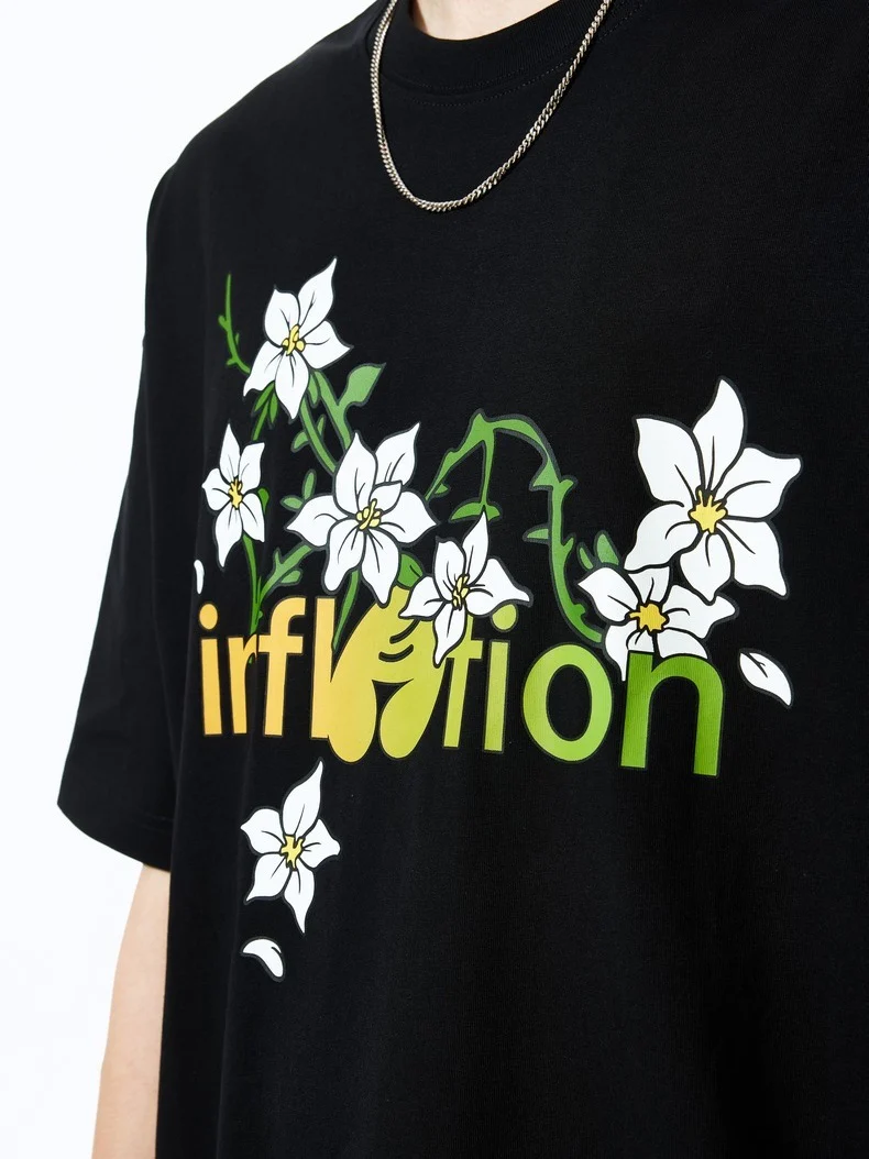 Floral Loose-fit T-shirts - Image 5