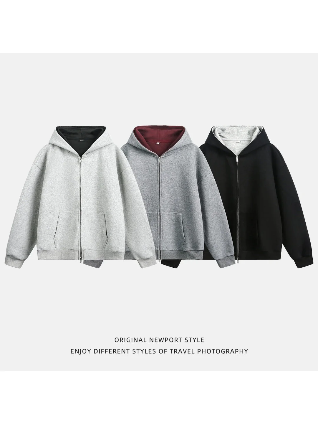 Liber Autumn Men's Solid Color Jackets - Image 4