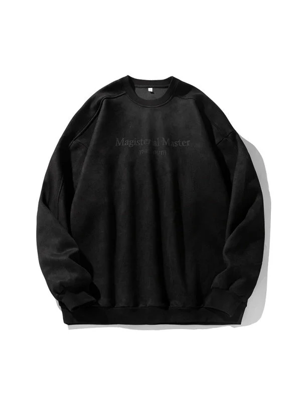 Embroidered Pattern Letter Sweatshirts - Image 7