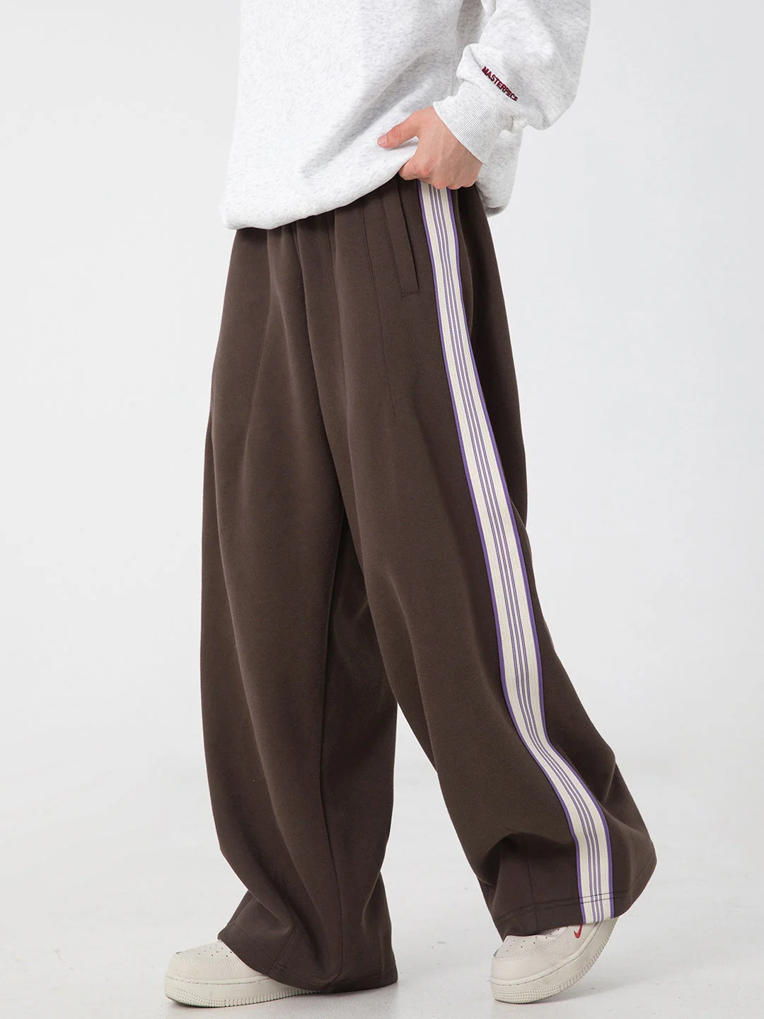Liber Autumn Men's Stripes Pants - Image 16