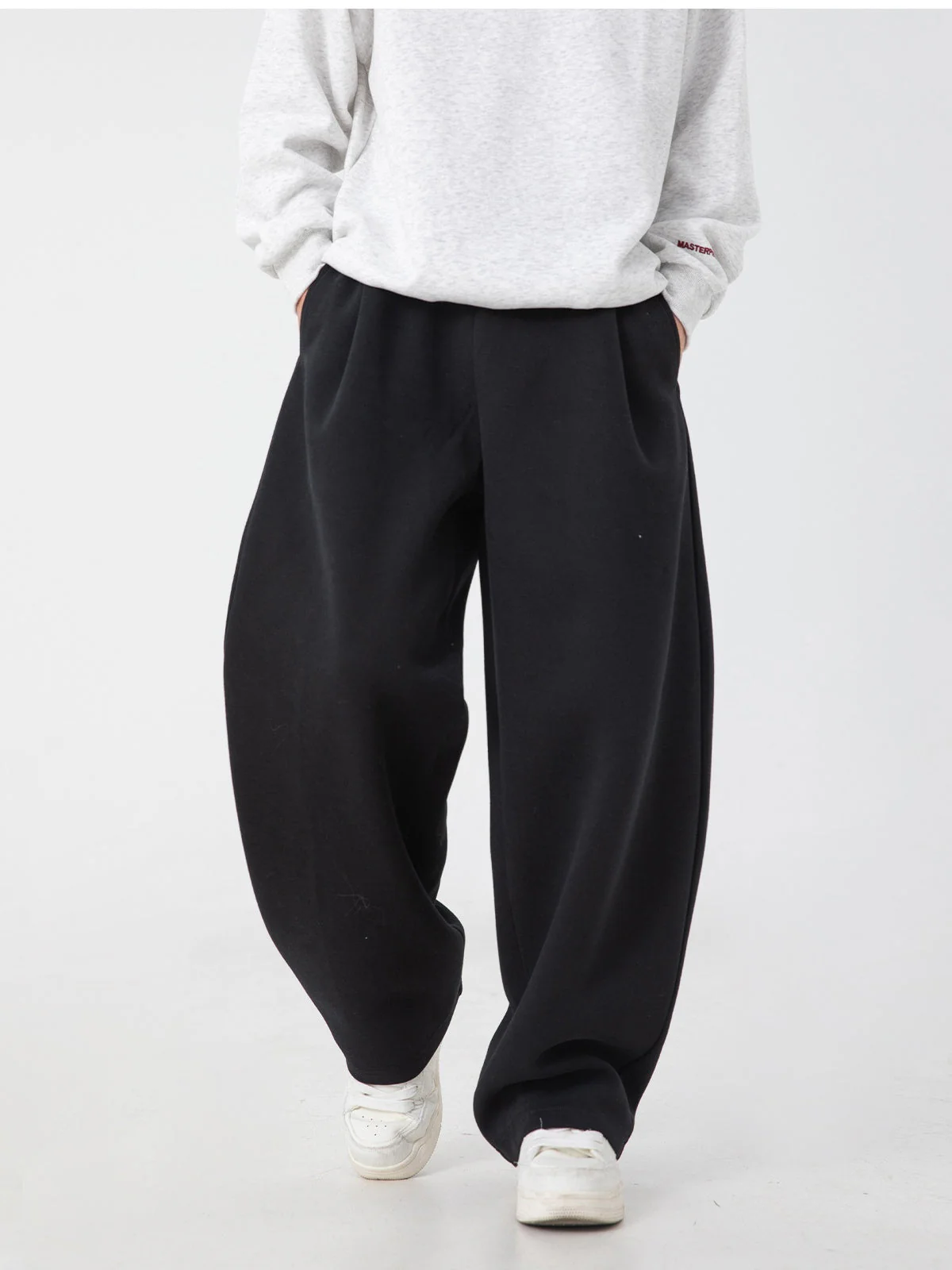 Loose Fit Drawstring Joggers - Image 9