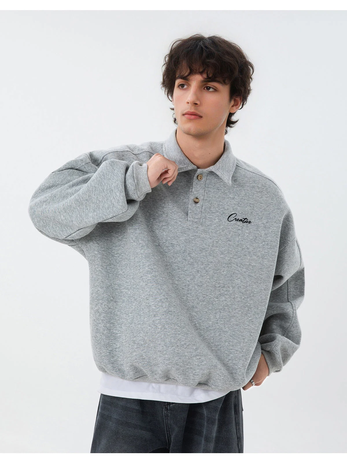Liber Autumn Men's Letter Sweatshirts - Image 5