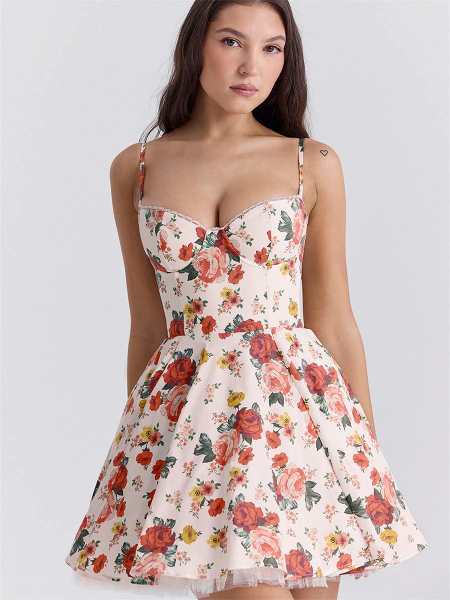 Liber Summer Women's Backless Solid Color Mini&Short Dresses - Image 21
