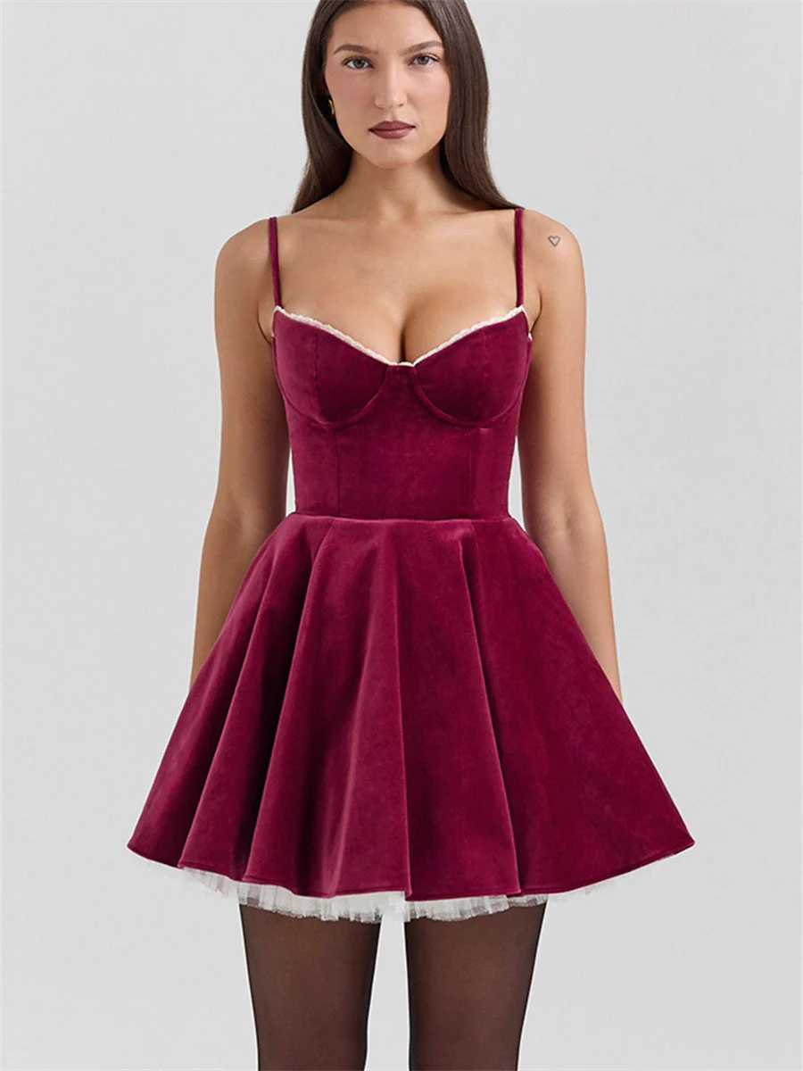 Liber Summer Women's Backless Solid Color Mini&Short Dresses - Image 8