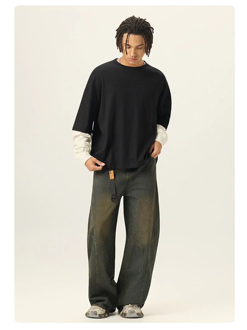 Neutral wear Color matching Solid Color T-shirts - Image 5