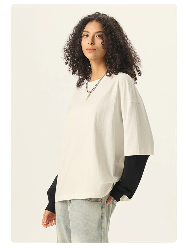 Neutral wear Color matching Solid Color T-shirts - Image 7