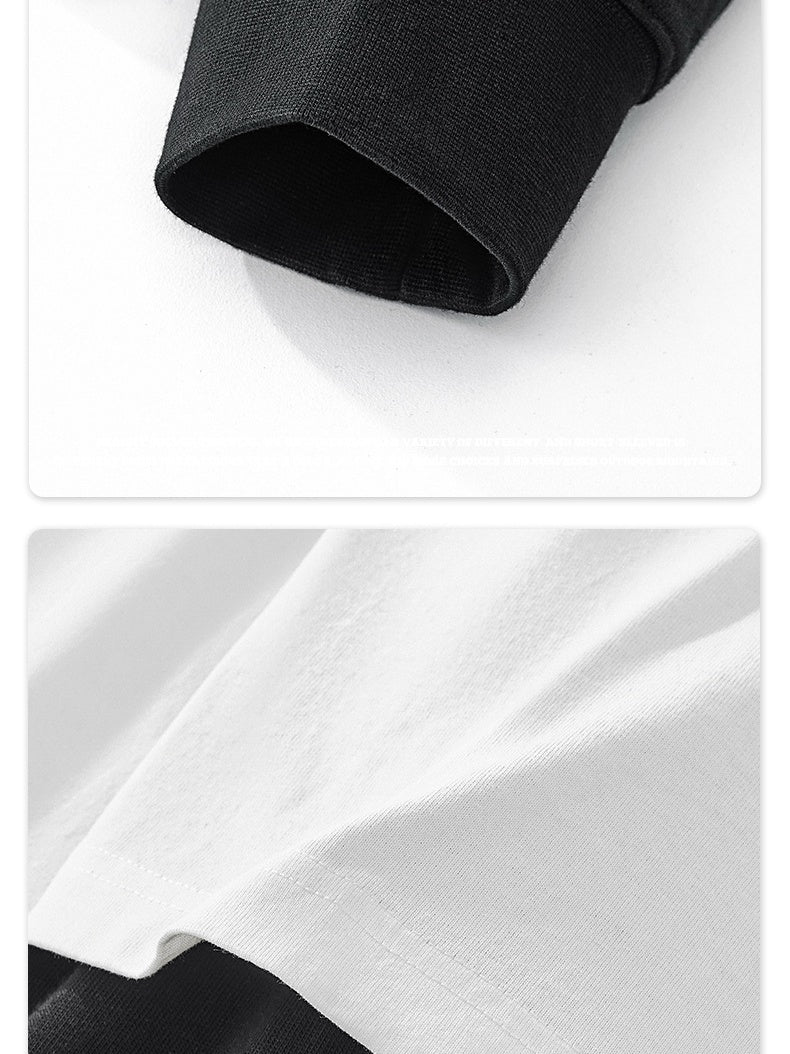 Neutral wear Color matching Solid Color T-shirts - Image 9