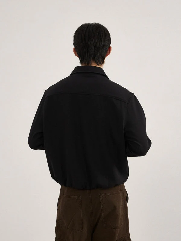 Minimalism High Intelligence Cleanfit Commuting Solid Color Shirt - Image 4