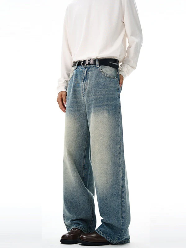 Liber Autumn Men's Pocket decoration Jeans - Image 4