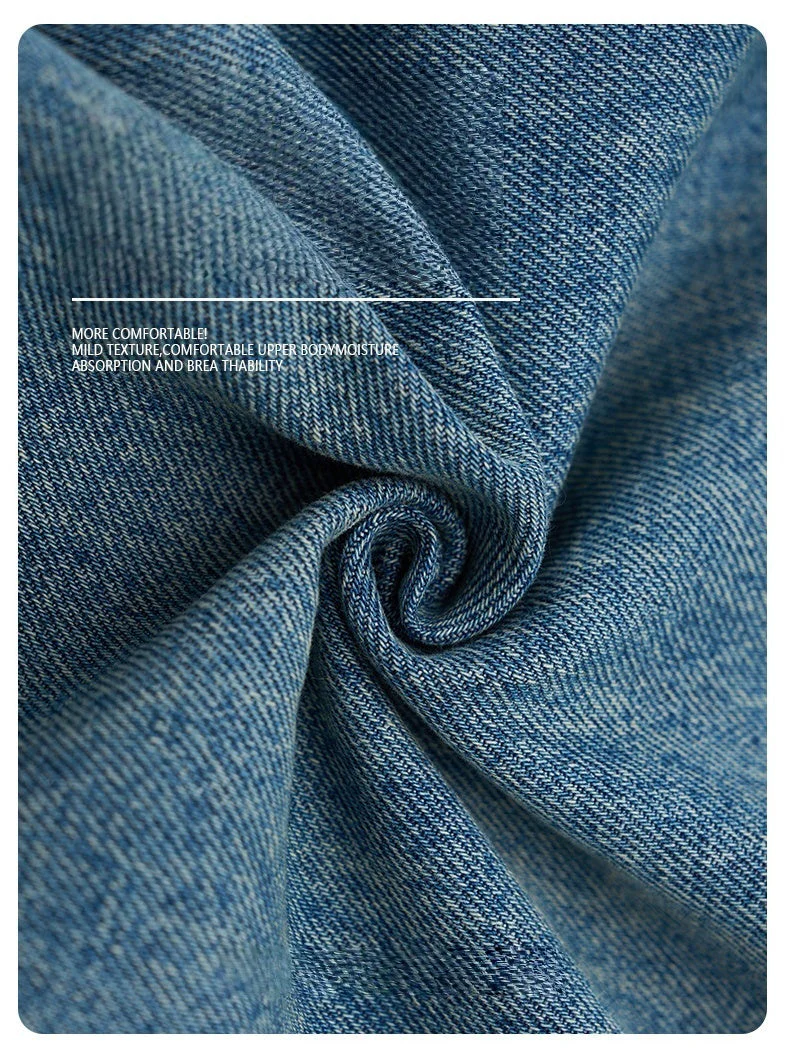 Washing Tie Lightning Pattern Machete Loose Wide-leg Jeans - Image 6