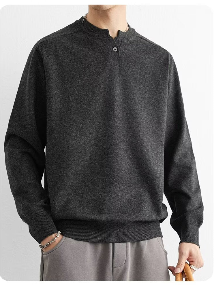 Henley-Neck Sweater - Image 6