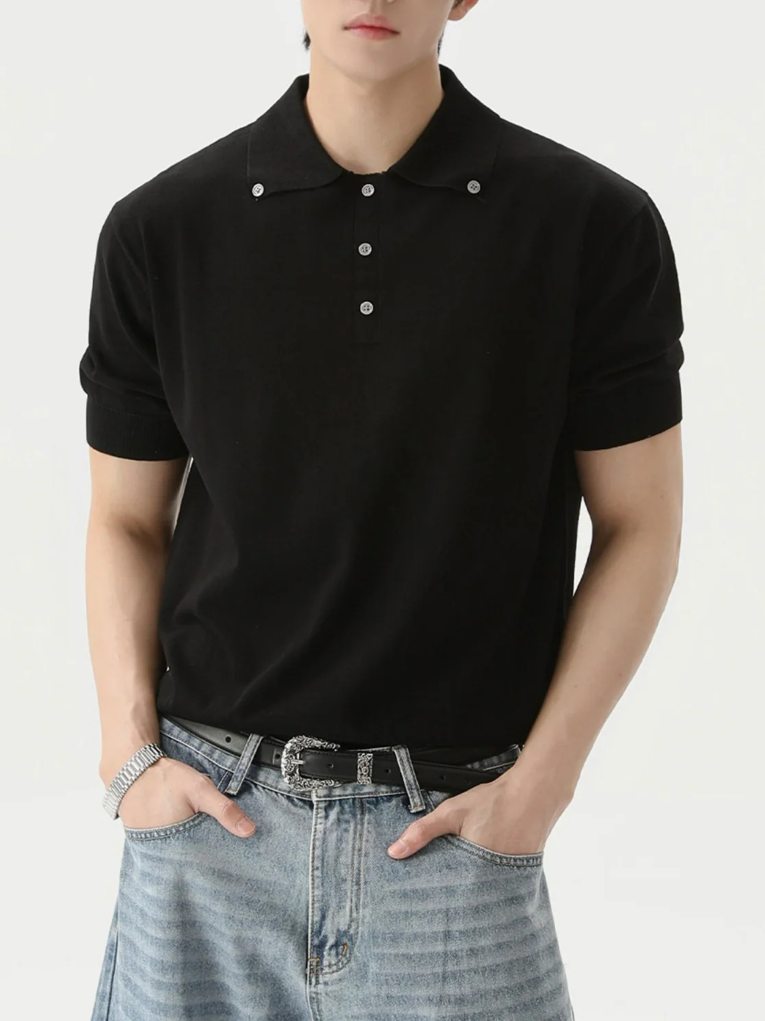 Slim-fit Breathable POLO Shirt - Image 4