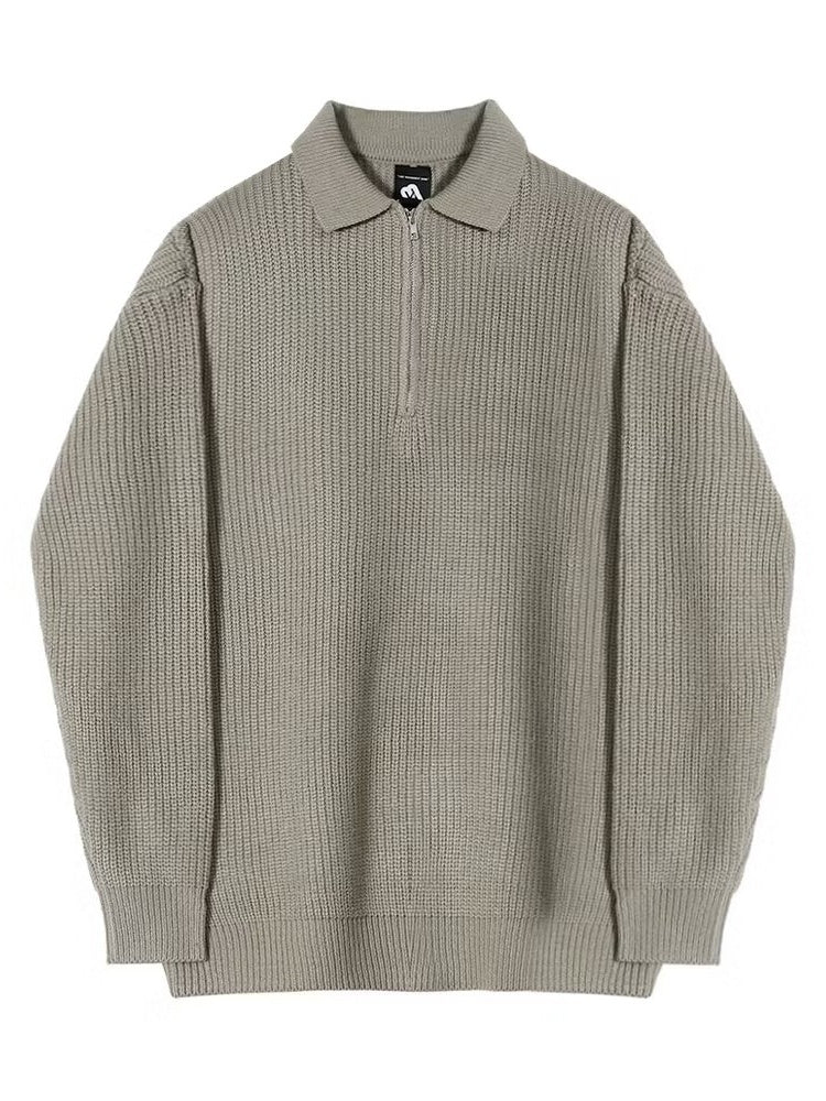 Liber Autumn Men's Solid Color Sweaters - Image 4