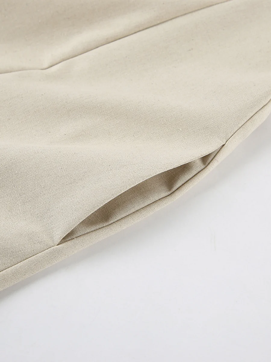Cotton Blend Temperament Tube Top Loose-fit Home Vacation Mini&Short Dresses - Image 16