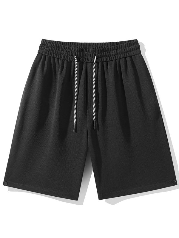 Side Slit Printed Five Points Shorts - Image 13