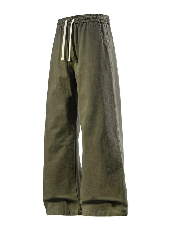 Washing Straight Wide-leg Jeans - Image 10