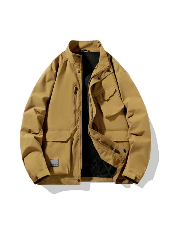 All-match Trend Sports Outdoor Leisure Multiple Pockets Work Jacket - Image 4