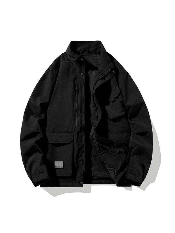 All-match Trend Sports Outdoor Leisure Multiple Pockets Work Jacket - Image 7