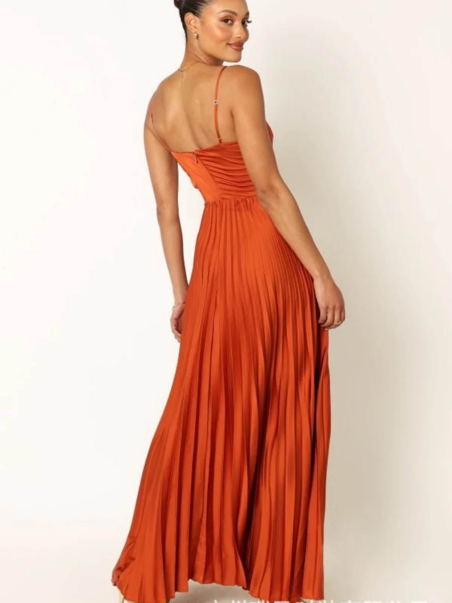 Camisoles Green Formal Dress Crimp Maxi Dresses - Image 18