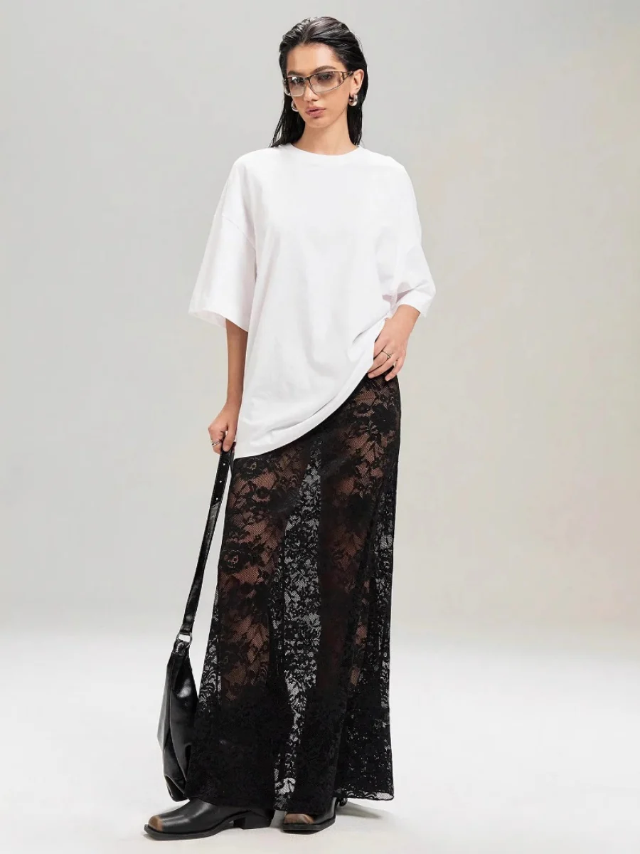 Lace High Waist Perspective Fashion Skirts - Image 6