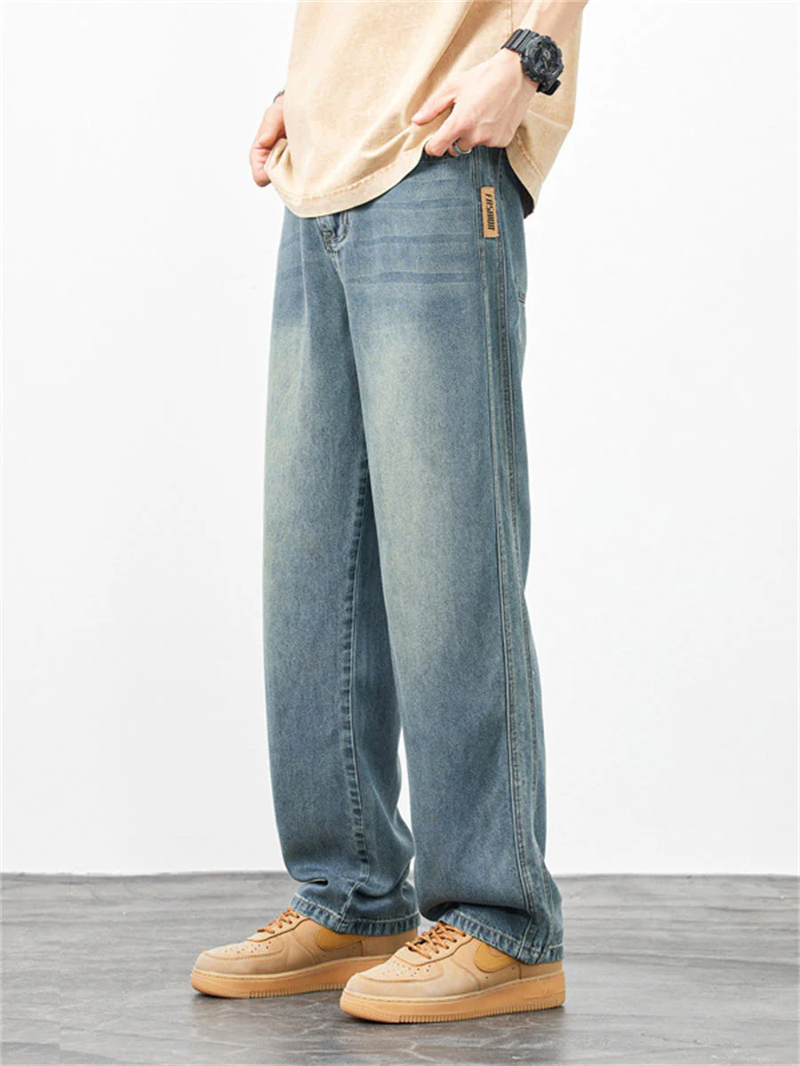 Liber Summer Men's Pocket decoration Jeans - Image 10