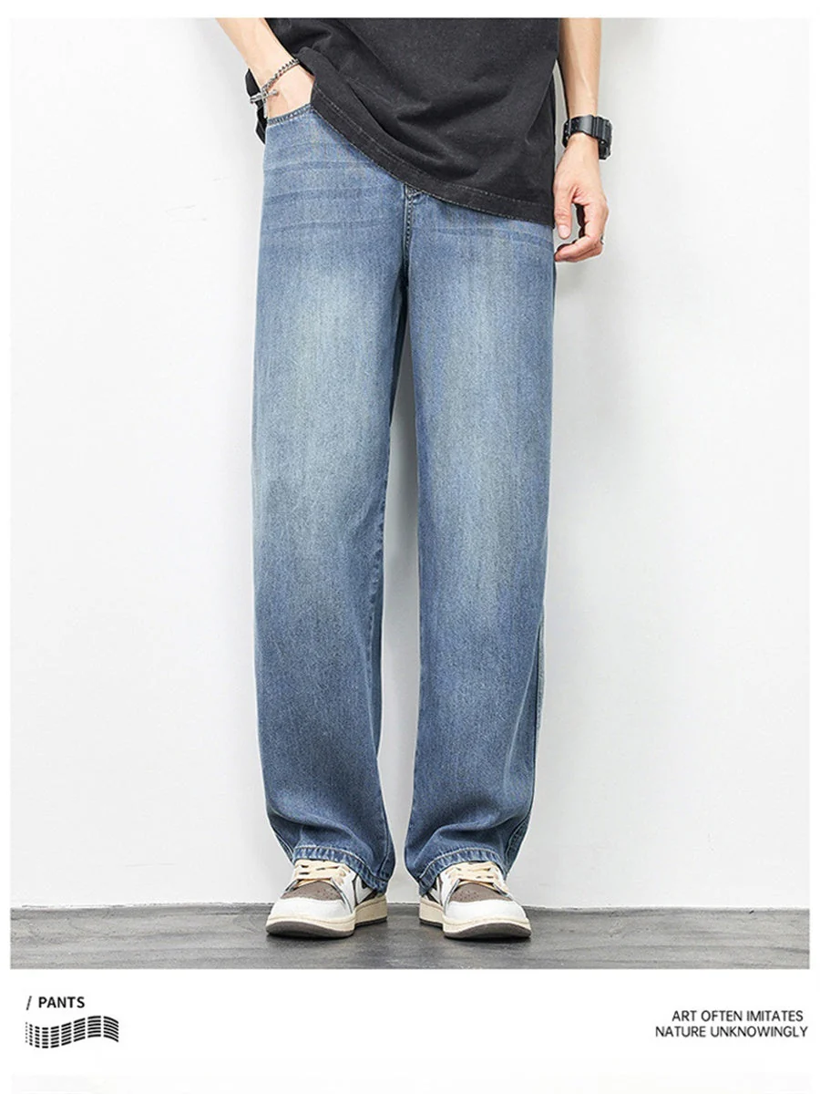 Liber Summer Men's Pocket decoration Jeans - Image 6