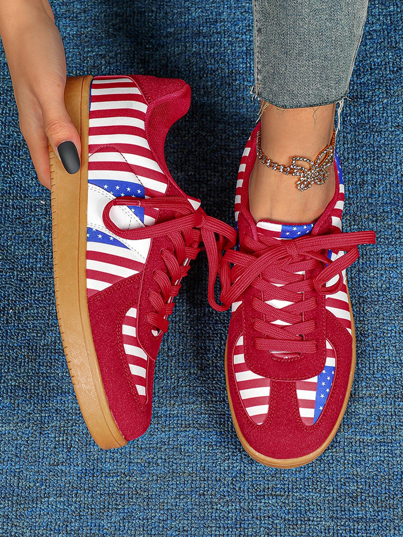Color-blocked Women's Dexun Shoes - Image 3