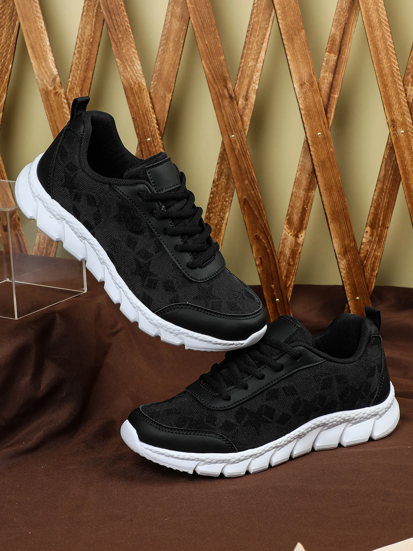 Floral Mesh Women's Casual Sneakers - Image 9