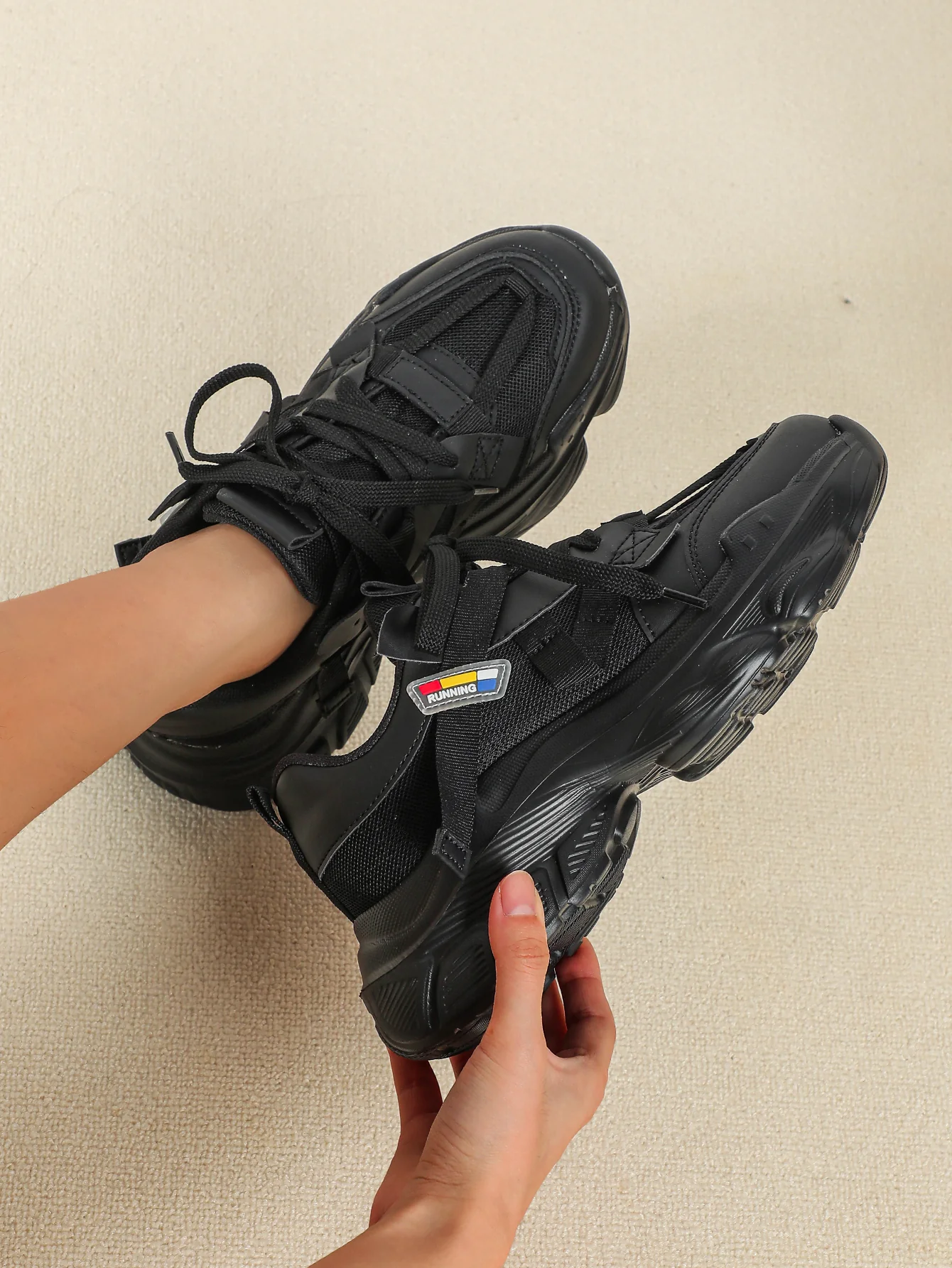 Color-blocked Platform Women's Casual Sneakers - Image 13