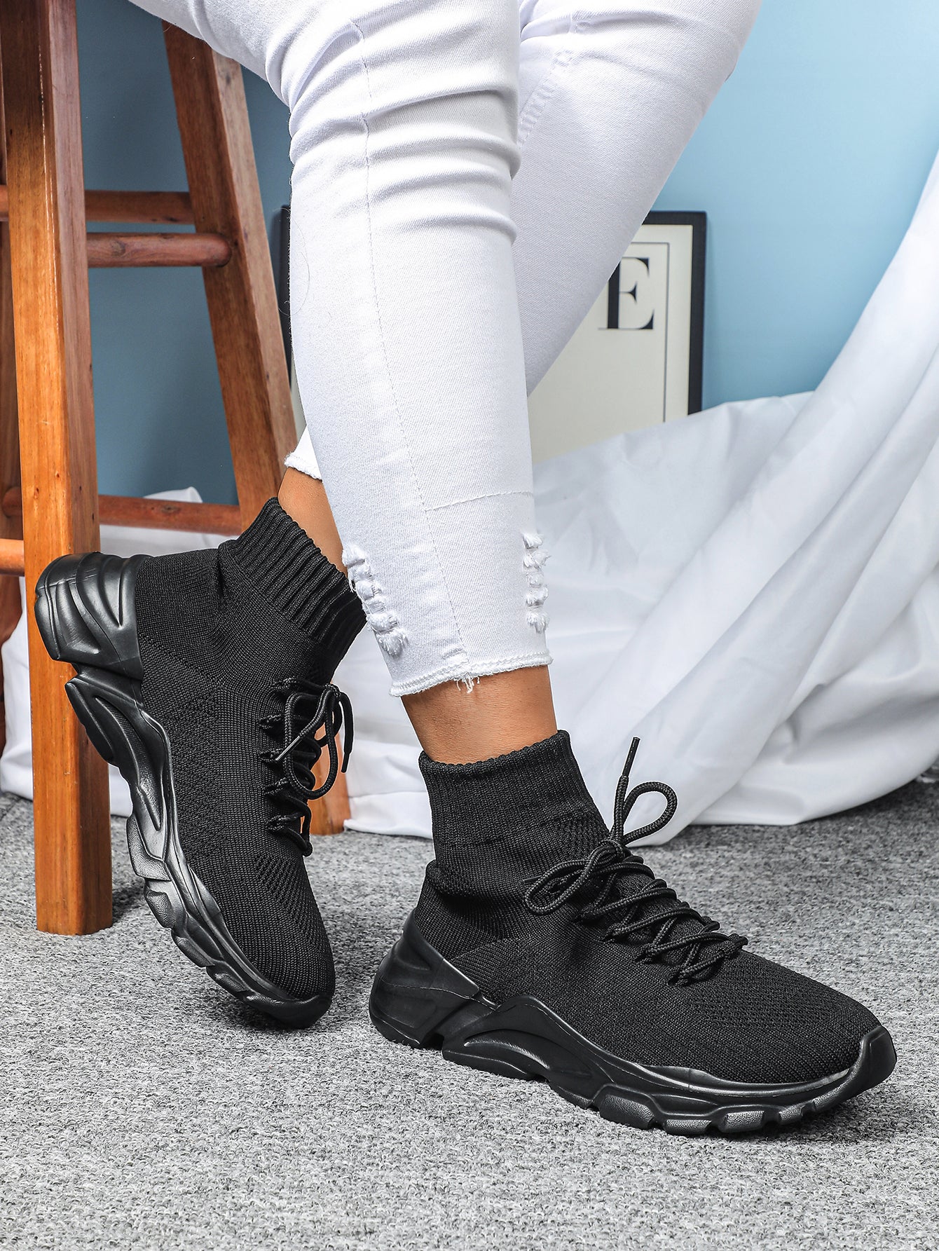 High-top Platform Women's Casual Sneakers - Image 6