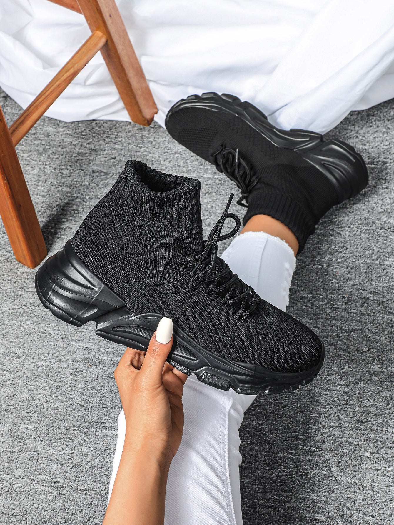 High-top Platform Women's Casual Sneakers - Image 7