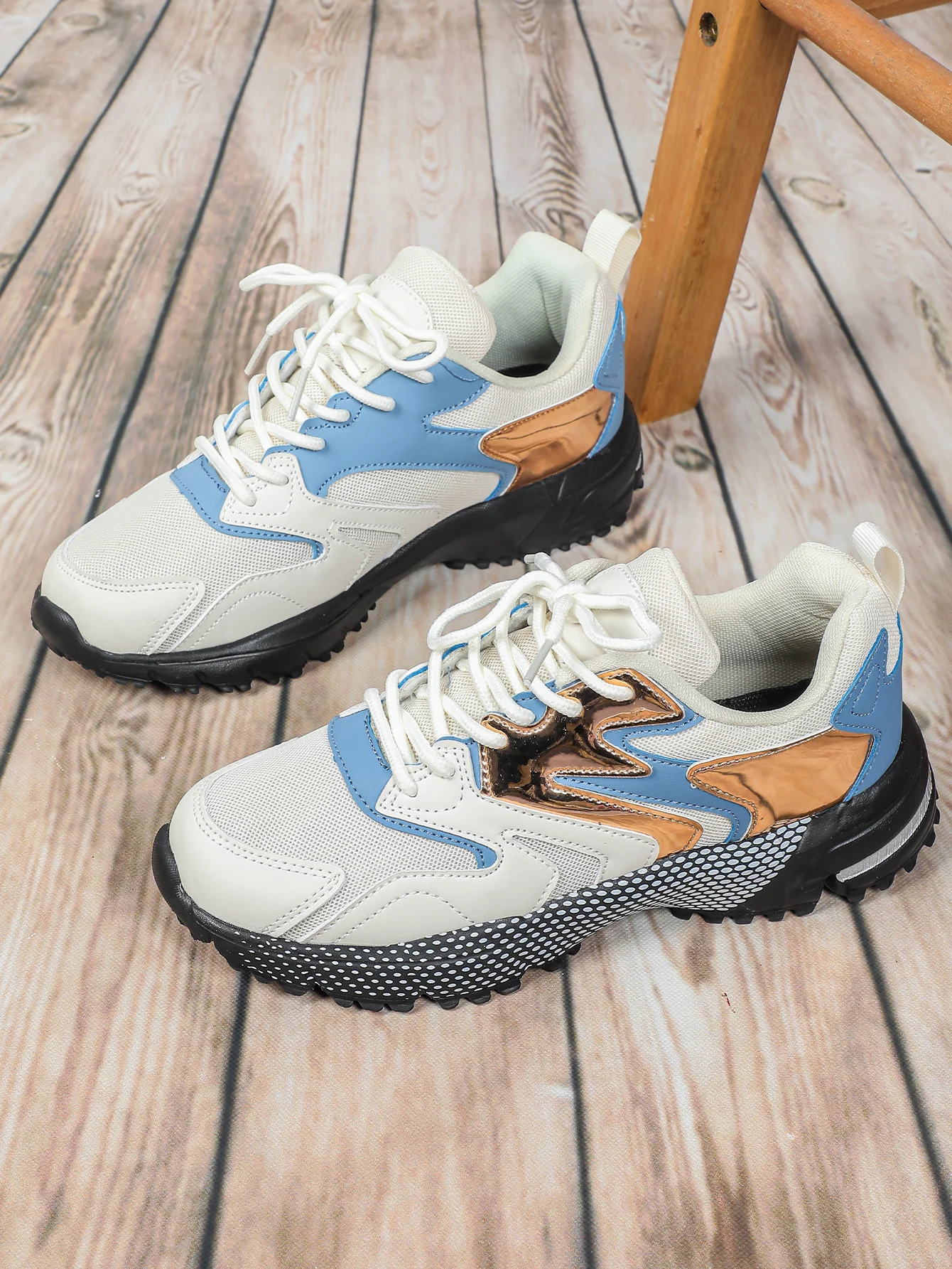Color-blocked Platform Women's Casual Sneakers - Image 10