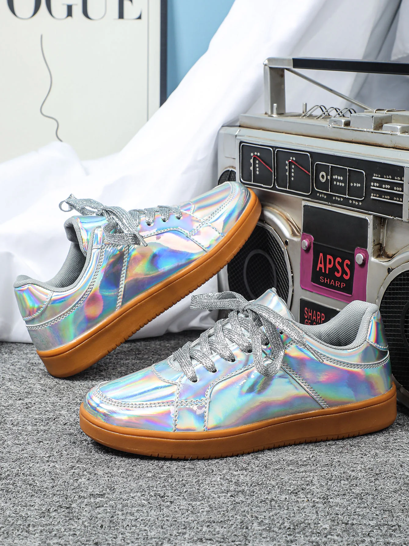 Sequined Women's Sneakers - Image 4