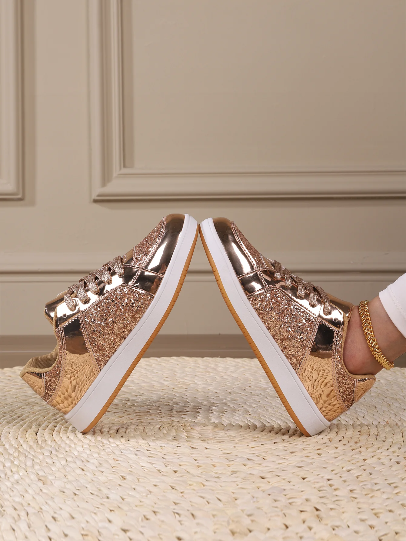 Sequined Women's Sneakers - Image 8