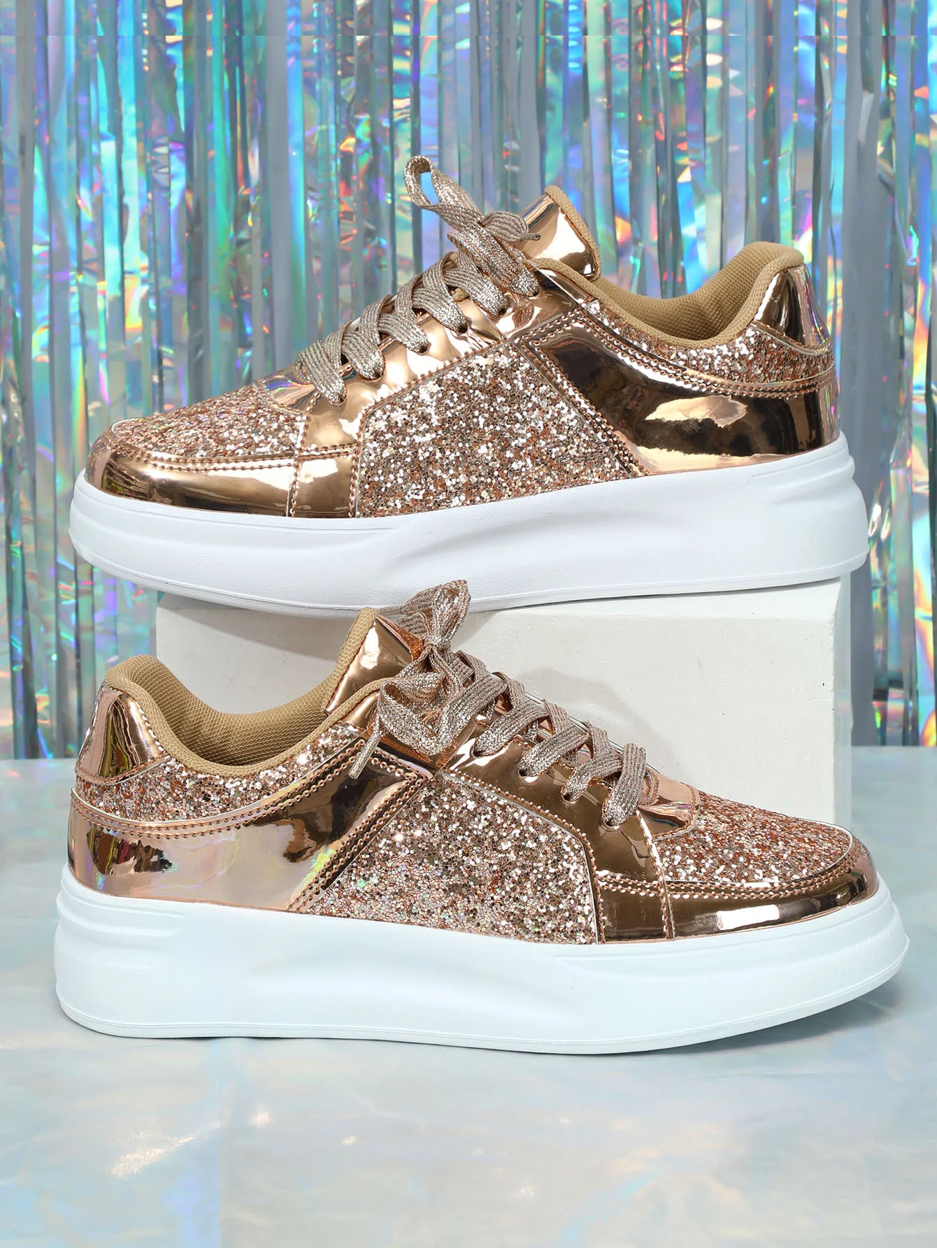 Sequined Women's Sneakers - Image 5