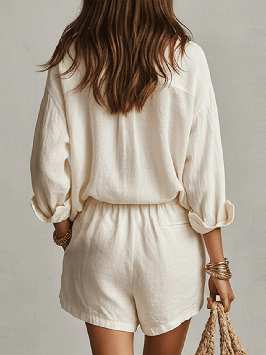 Lazy Style Shirts Shorts Set 2-piece Sets - Image 2