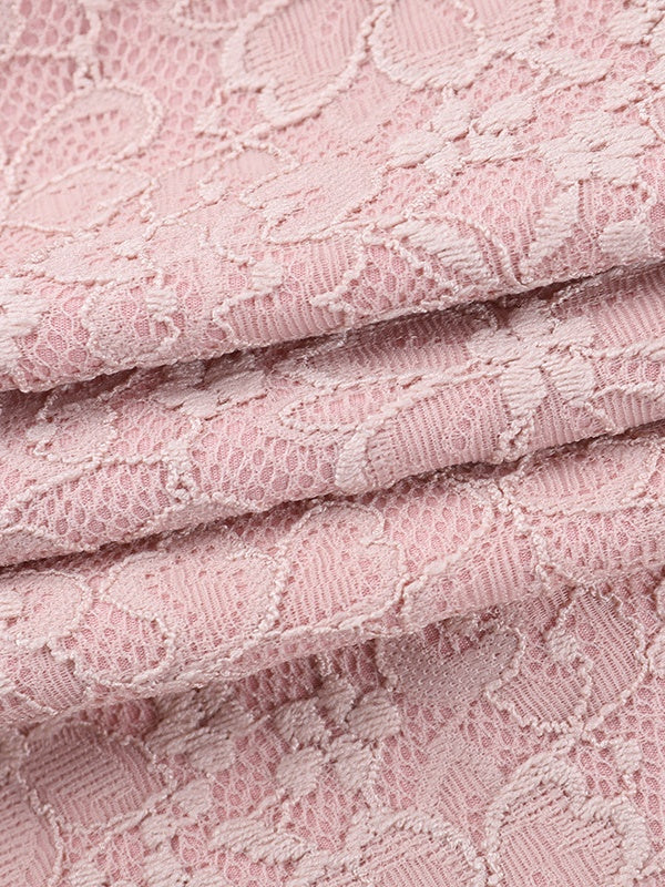 Fishbone Lace Ribbon Sexy Backless Suspender Short Dress - Image 9