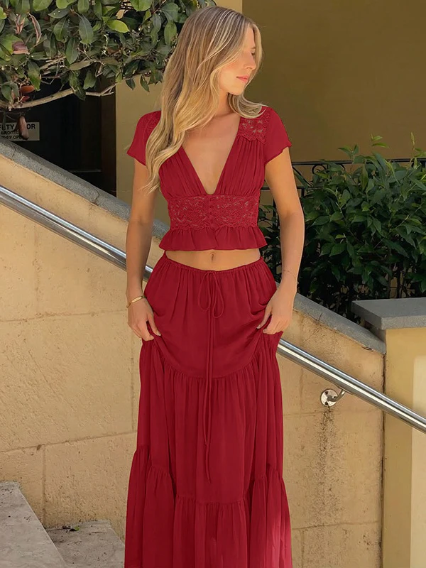 Silk Chiffon Cardigan T-shirt Loose See-through Long Dress With Tie - Image 19
