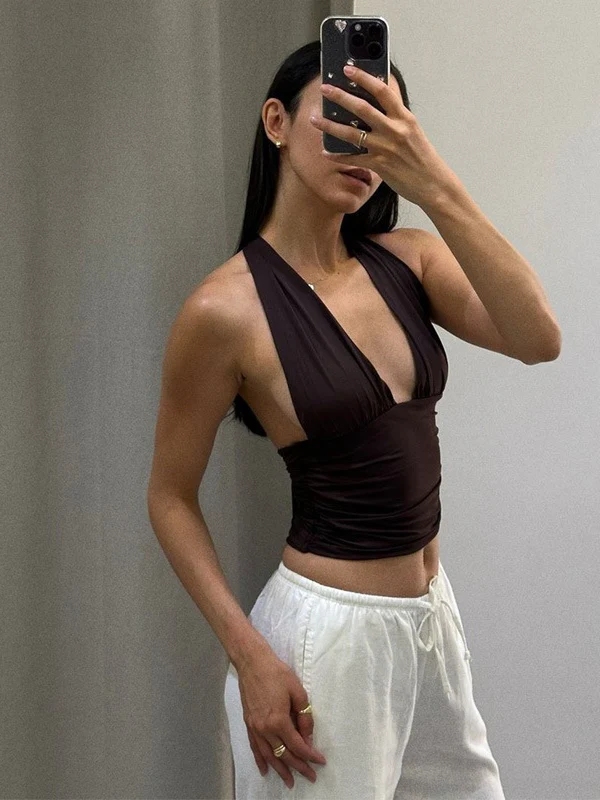 Halter V-neck Vest - Image 12