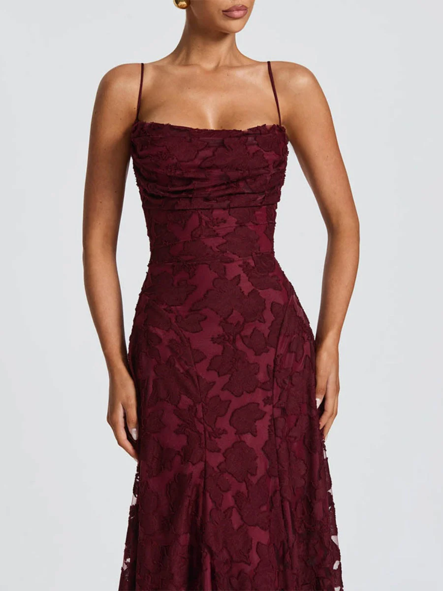 Backless Blended Formal Dress Maxi Dresses - Image 6
