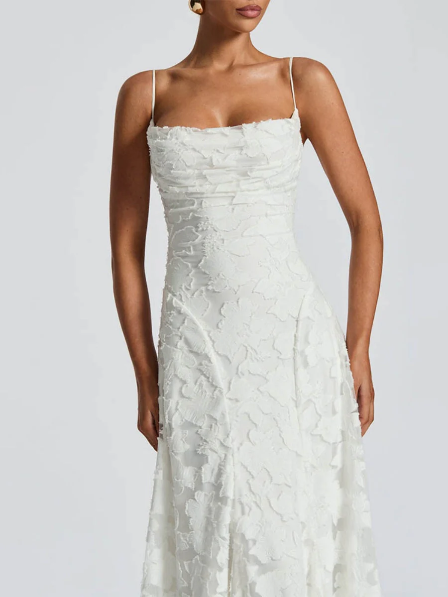 Backless Blended Formal Dress Maxi Dresses - Image 8